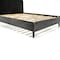 Armen Living Mohave Mid-Century Tundra Gray Acacia King Platform Bed LCMVBDTGKG - alternate 4